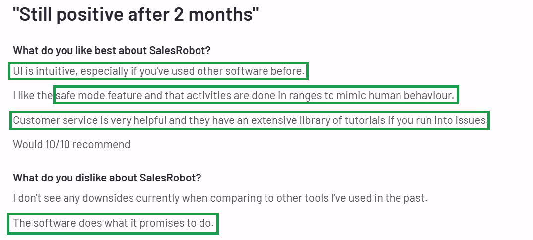 SalesRobot review