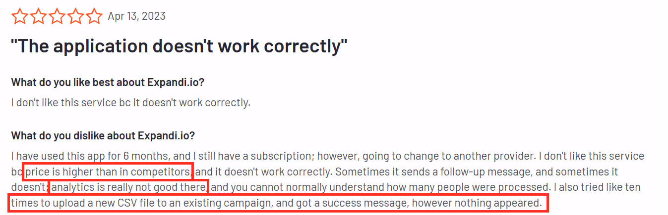 Review of Expandi's LinkedIn message limitations