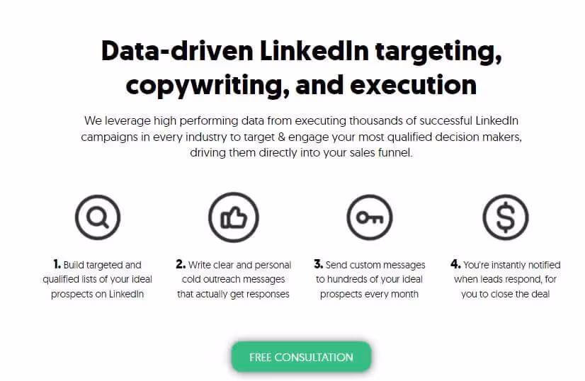 Cleverly advantages on website screenshot