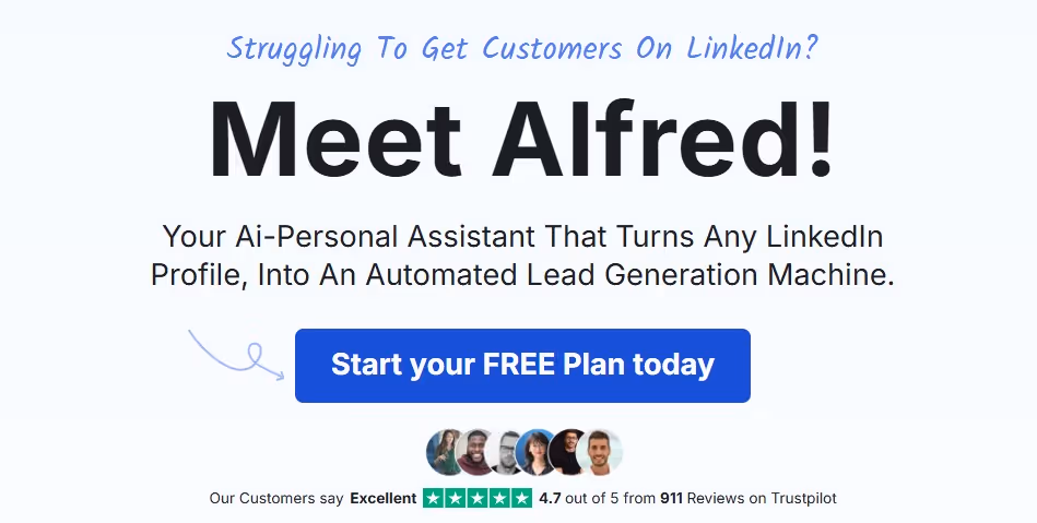 Meet Alfred homepage