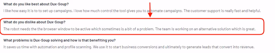 You need to keep a window tab open all the time for Dux Soup chrome extension to work.