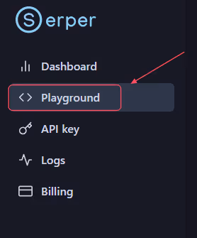 Serper playground option