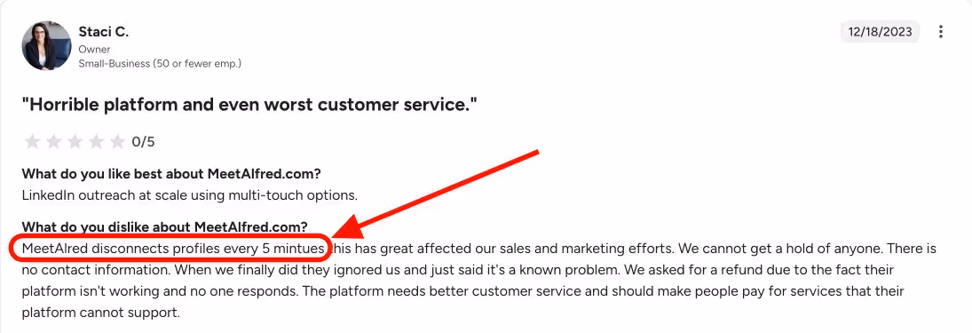 Frequent disconnects in Meet Alred