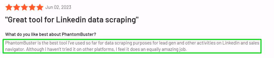 ﻿G2 review of Phantom Buster