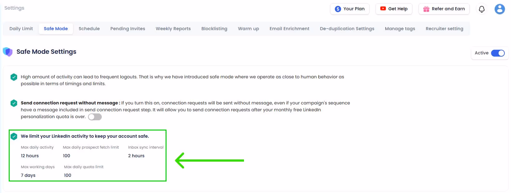 SalesRobot sequence creation interface with multiple steps.