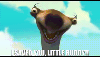 I saved you GIF
