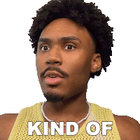 Gif of a man saying kind of.