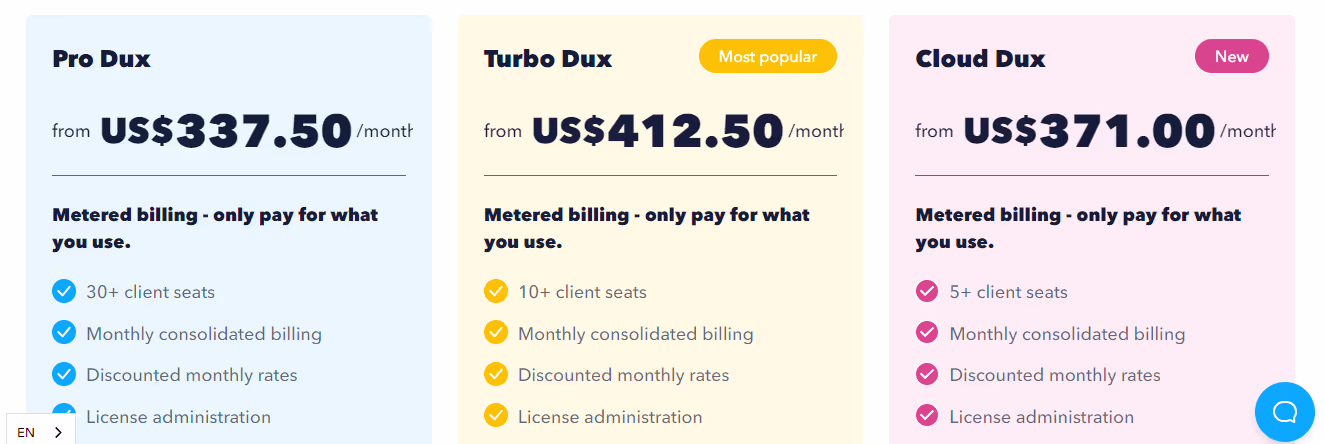 dux soup agency pricing