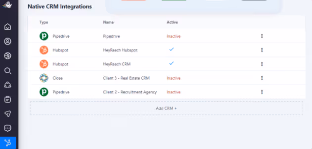 HeyReach integrations