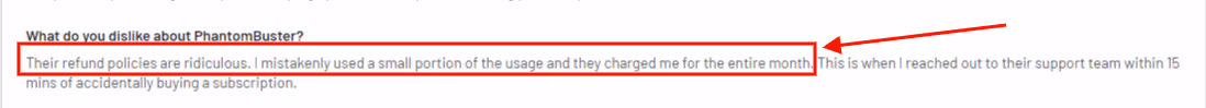G2 review of PhantomBuster