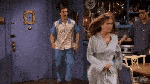 Chandler saying 'I knew it'