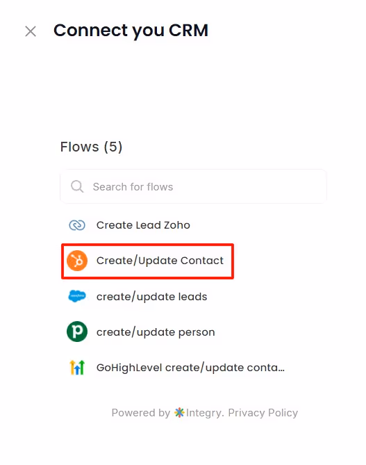 HubSpot CRM integration with SalesRobot 