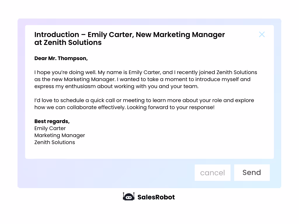 An email from Emily Carter.