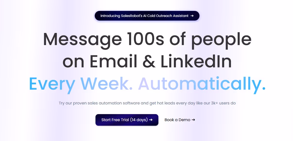 SalesRobot AI-powered cold outreach assistant