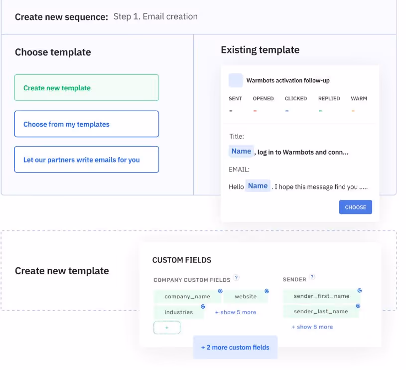 Growbots email sequences