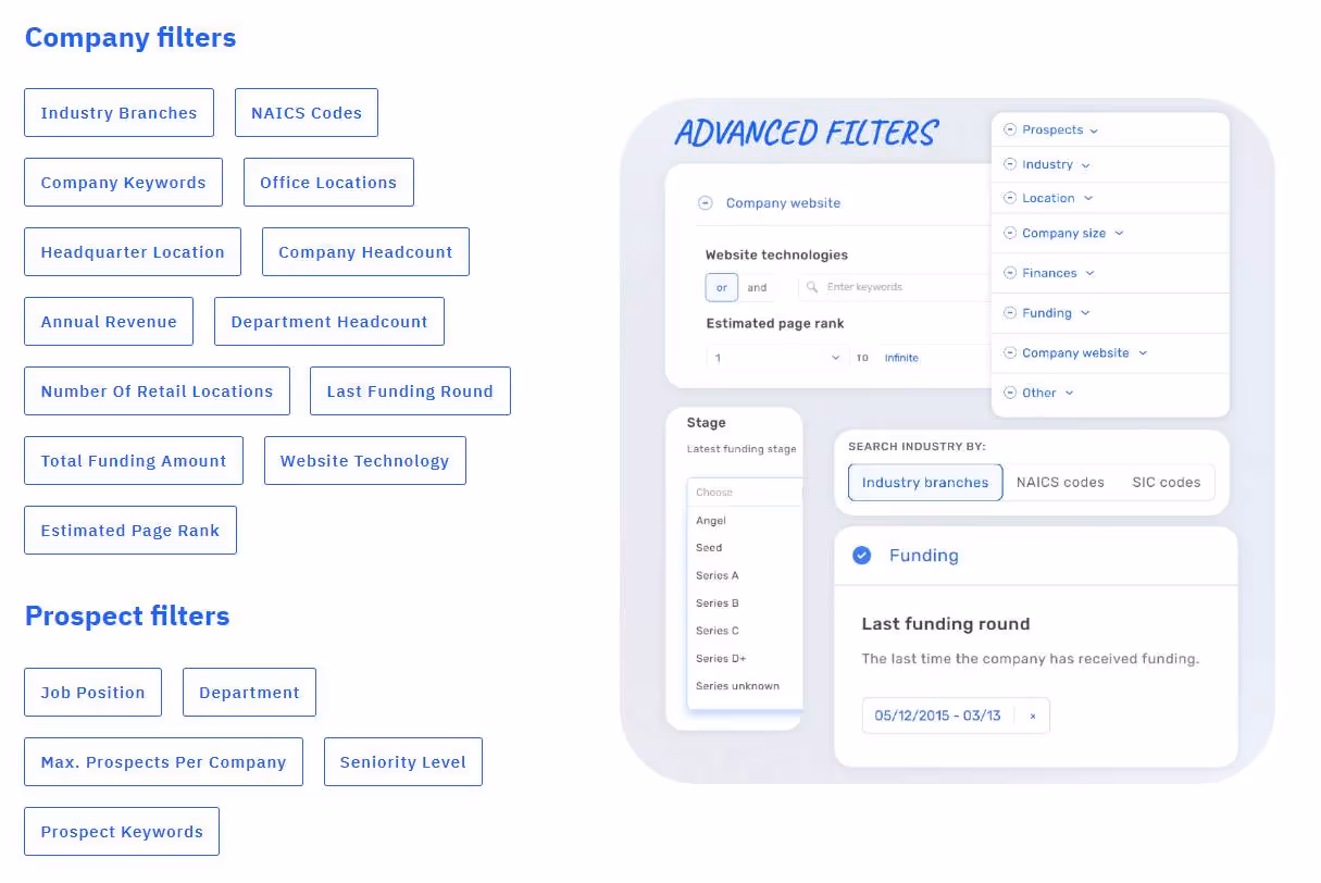 Growbots advanced filters