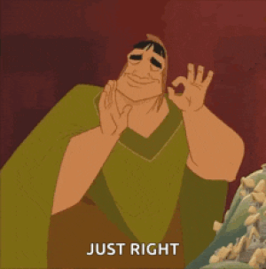 Pacha from Emperor's New Groove hand motioning just right