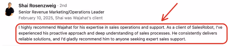 Authentic recommendation