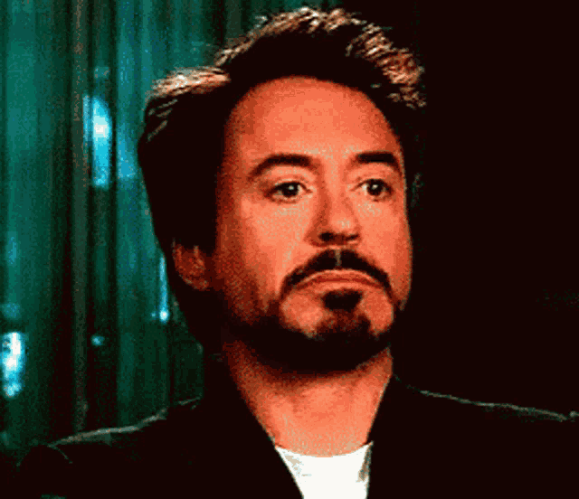 Robert Downey Jr. shocked.