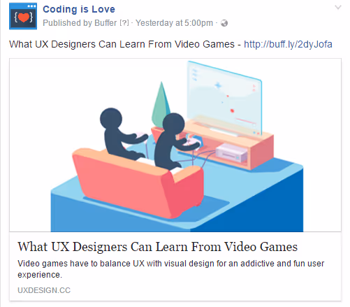 Link preview of two animated people playing game.