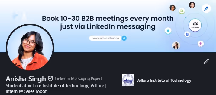 Anisha Singh LinkedIn profile