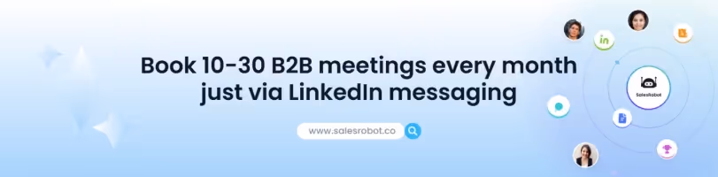 SalesRobot LinkedIn ad