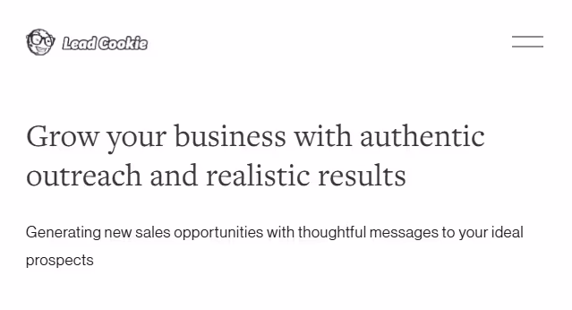 Lead Cookie HomePage