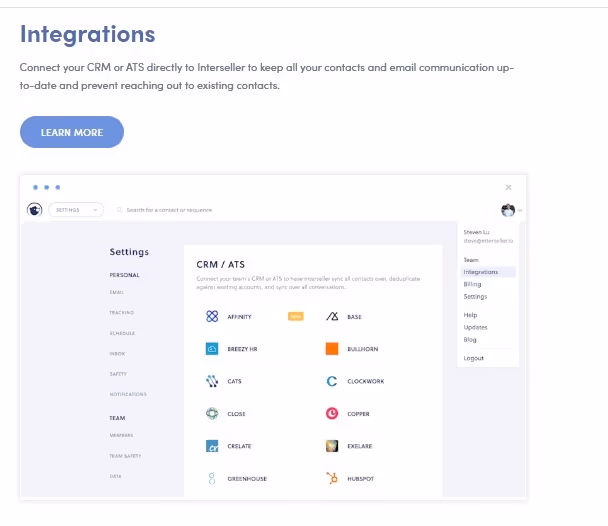 Interseller integration option