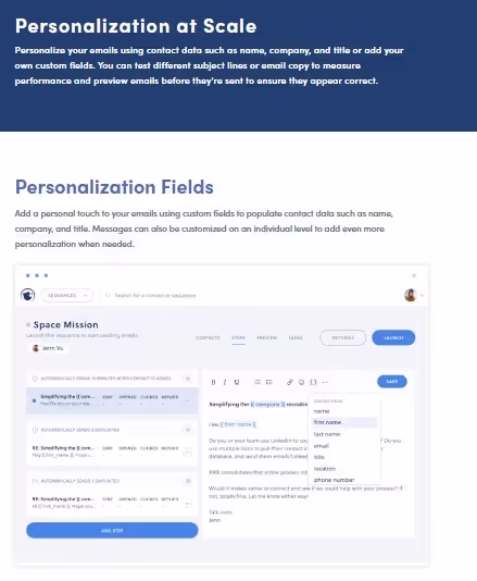 Interseller personalization option
