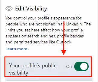 how to switch your profile visibilty from public to private. 