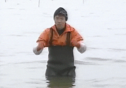 Man saying never give up