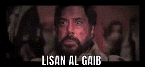 Stilgar from Dune saying Lisan Al-Gaib