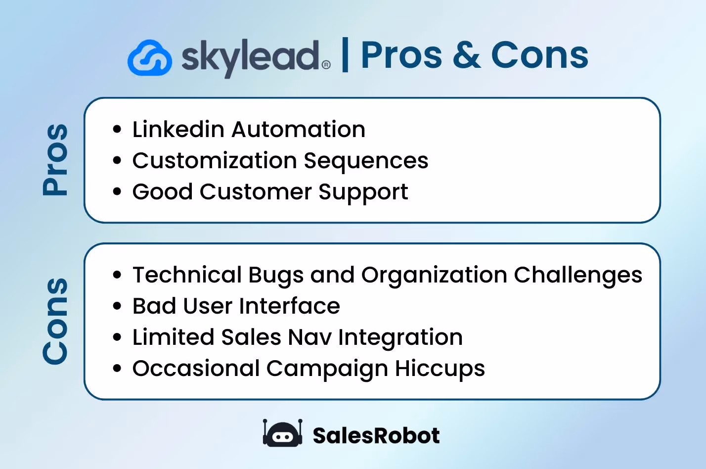 Pros and Cons of Skylead