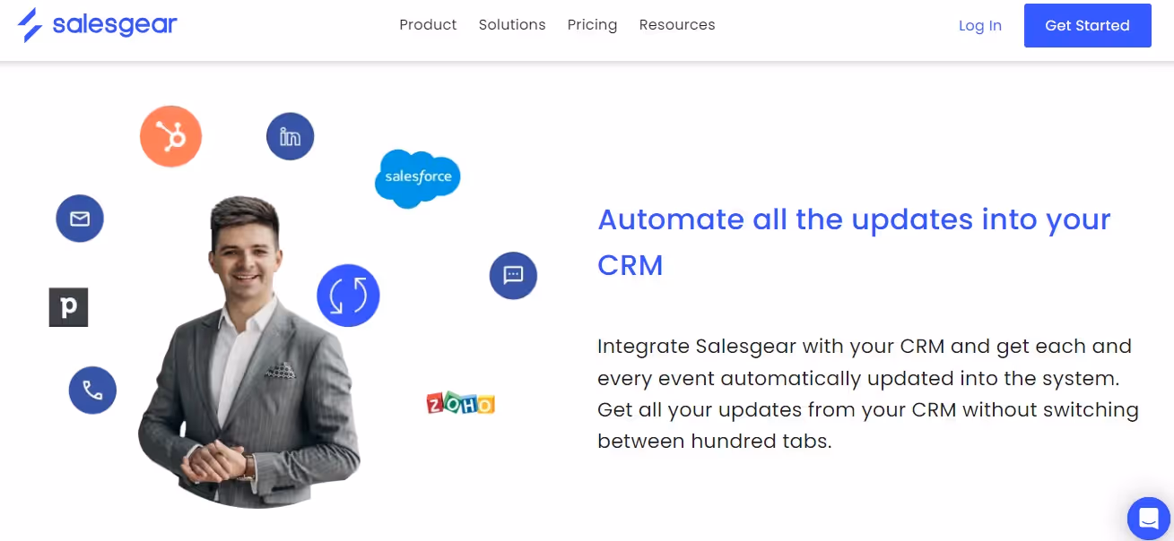 Salesgear CRM integrations