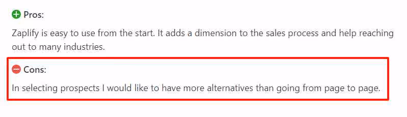Zaplify review of a user saying it takes too much time to navigate through the platform