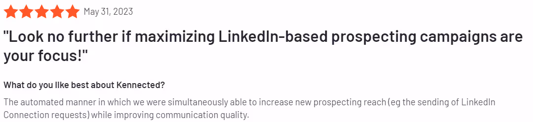 Kennected review on G2