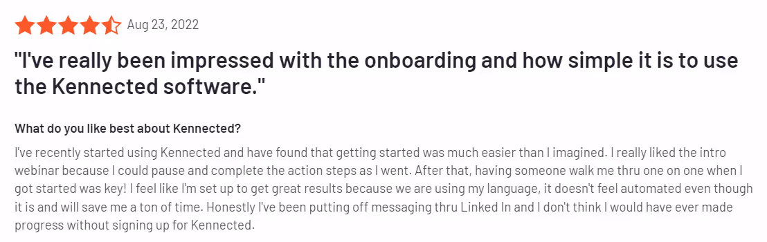 Kennected review on g2