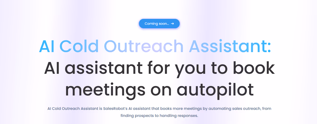 AI Outreach assistant by SalesRobot