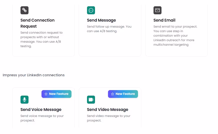 send voice and video notes in SalesRobot