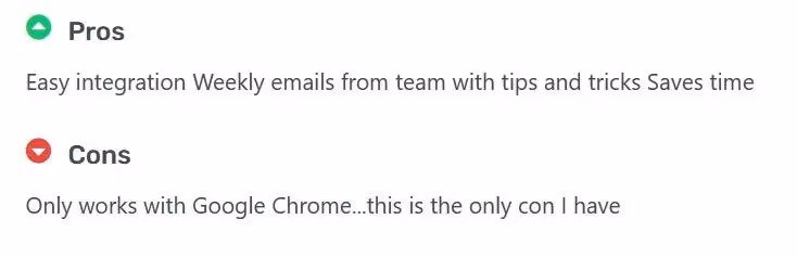 Negative user review of Waalaxy saying that it can only run with Goggle Chrome