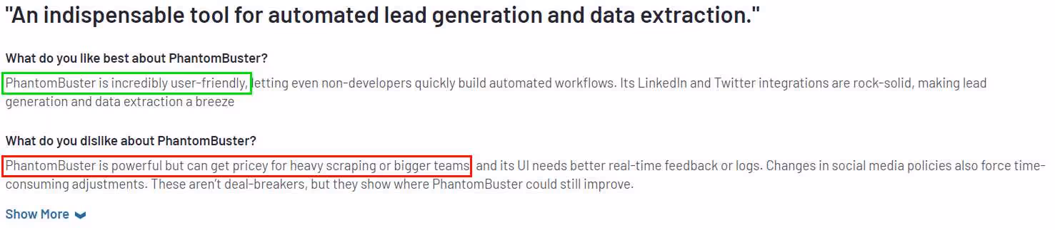 Phantombuster g2 review