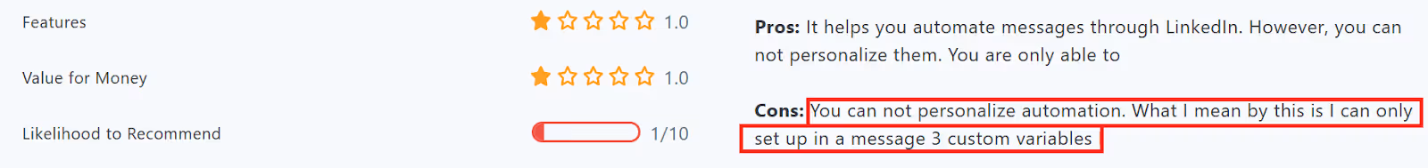 User review of Zopto