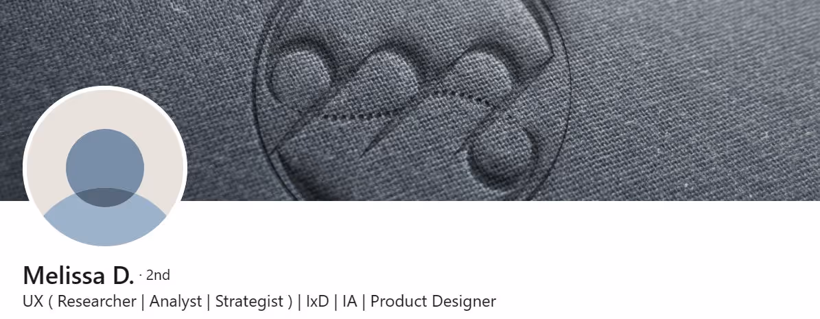 LinkedIn profile no profile picture