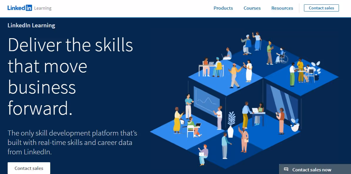 LinkedIn learning page