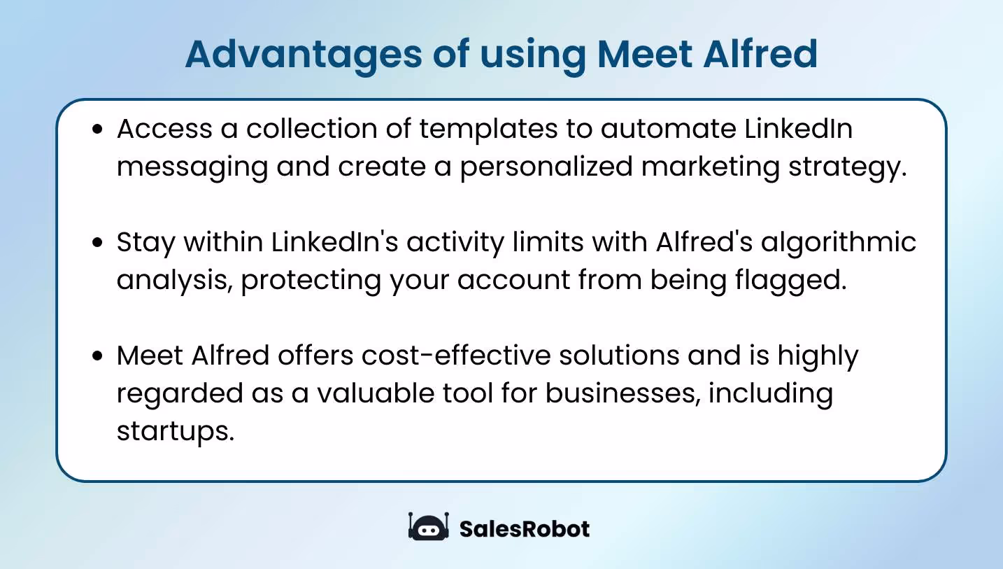 Advantages of Meet Alfred