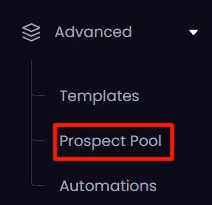 Salesrobot prospect pool option