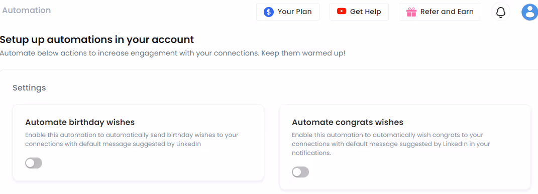 Automate wishes feature SalesRobot