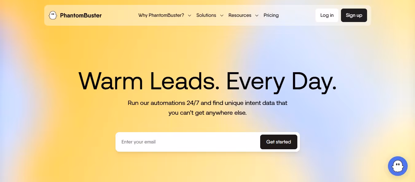 Phantombuster homepage