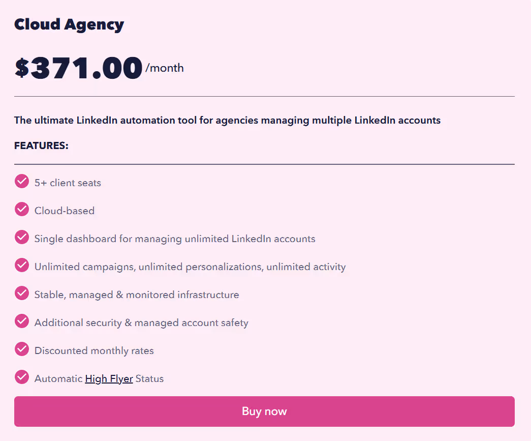 dux soup agency pricing