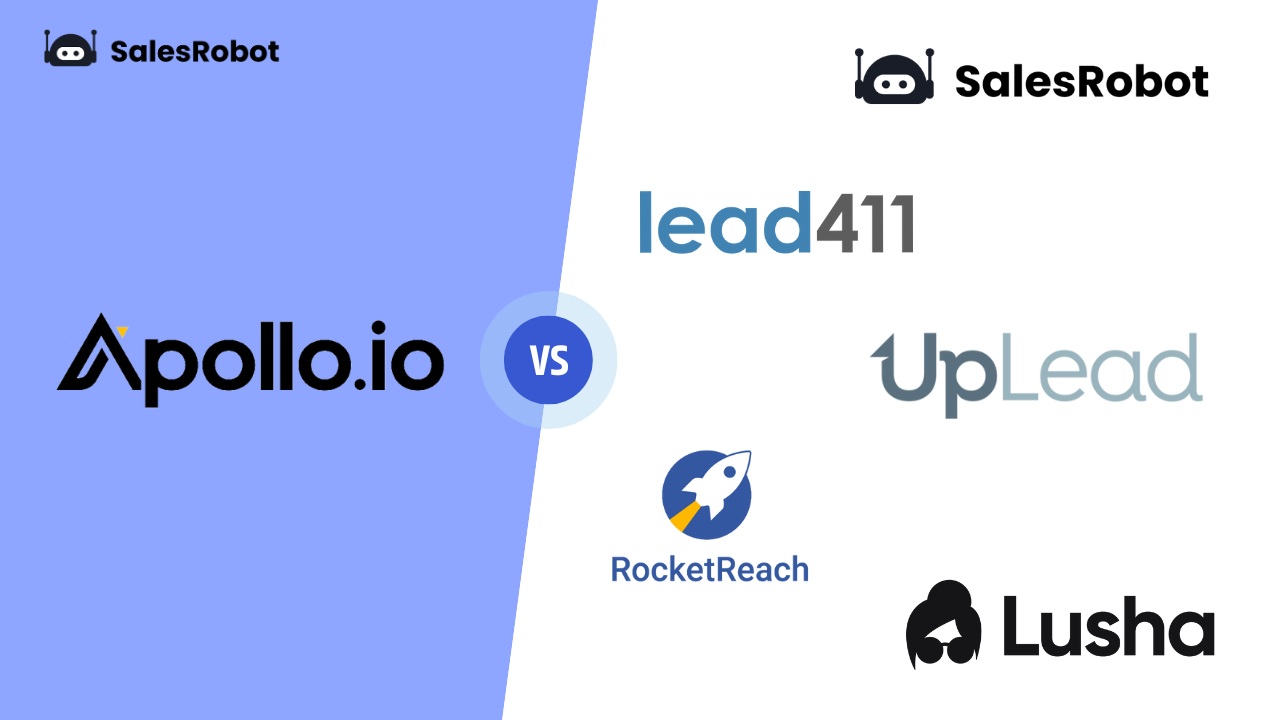 A visual showing the platforms we will compare Apollo.io with.